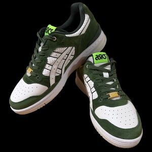 ASICS X89 Omakase pack Forest Green and White Athletic Shoes Men’s size 10.5 EUC